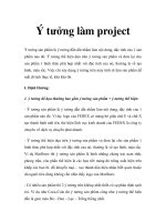 Tài liệu Ý tưởng làm project pptx