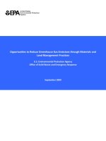 Tài liệu Opportunities to Reduce Greenhouse Gas Emissions through Materials and Land Management Practices docx
