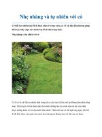 Tài liệu Nhẹ nhàng và tự nhiên với cỏ pdf