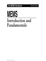 Tài liệu MEMS The MEMS Handbook Second Edition pdf