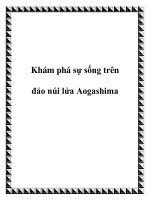 Tài liệu Khám phá sự sống trên đảo núi lửa Aogashima pdf