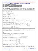 79 BÀI TẬP HÌNH HỌC PHẲNG TIÊU BIỂU