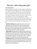 Tài liệu Pha sữa - điều không đơn giản doc