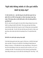 Tài liệu Ngôi nhà thông minh có cần quá nhiều thiết bị hiện đại? doc