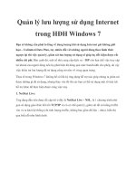 Tài liệu Quản lý lưu lượng sử dụng Internet trong HĐH Windows 7 doc