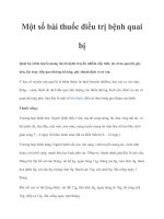 Tài liệu Một số bài thuốc điều trị bệnh quai bị doc