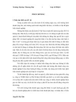 “ Hoàn thiện phân tích môi trường chiến lược kinh doanh của công ty TNHH Dịch Vụ Phú Sĩ