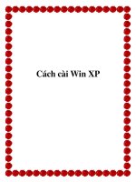 Tài liệu Cách cài Win XP pot