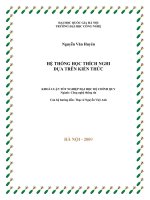 hệ thống học thích nghi dựa trên kiến thức