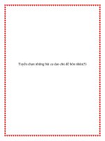 Tài liệu Bài ca dao hôn nhân chọn lọc potx