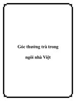 Tài liệu Góc thưởng trà trong ngôi nhà Việt docx