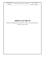 đồ an thiết kế tàu thủy