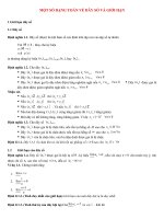 một số dạng toán về dãy số và giới hạn