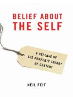 belief about the self a defense of the property theory of content jul 2008