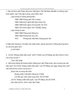 thi trắc nghiệm LỊCH SỬ ĐẢNGTƯ TƯỞNG HỒ CHÍ MINH