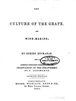 buchanan - 1861 - the culture of the grape and wine making - 7th ed