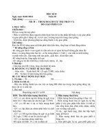 GIÁO án SINH 9 2 cột học kì II