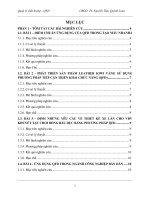 Tiểu luận: Quản lý chất lượng QFD ÁP DỤNG QFD TRONG VIỆC NGHIÊN CỨU PHÁT  TRIỂN DỤNG CỤ HỖ TRỢ