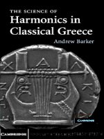 barker.the science of harmonics in classical greece