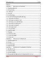 Đồ án chuyên môn: Nghiên cứu sản xuất Protease từ chủng nấm mốc Aspergillus. oryzae ứng dụng trong sản xuất nước mắm
