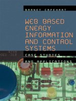web based energy information and control systems
