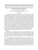 Xác định tầm vóc thích hợp của bò địa phương trong điều kiện chăn nuôi và dinh dưỡng tại khu vực miền nùi phía bắc việt nam
