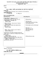 Giáo án chuẩn Lớp 3 cả năm