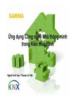 Ứng dụng công nghệ nhà thông minh trong kiến trúc xanh
