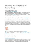 50 hướng dẫn và kỹ thuật vẽ truyền thống