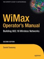 wimax operator’s manual building 802.16 wireless networks (second edition)