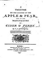 knight - 1801 - the manufacture of cider and perry