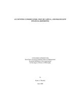 Accounting conservatism, cost of capital, and fraudulent financial reporting