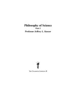 (ttc) jeffrey l. kasser, philosophy of science