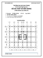 đồ án thiết kế nền móng