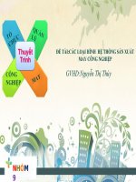 bài tập nhóm đề TÀI CÁC LOẠI HÌNH  hệ THỐNG sản XUẤT MAY CÔNG NGHIỆP