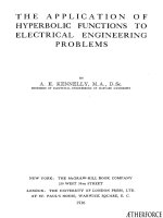 kennelly arthur application of hyperbolic functions to electrical engineering problems