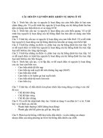 CÂU hỏi ôn tập môn điều KHIỂN tự ĐỘNG