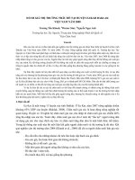 Đánh giá thị trường trâu bò tại huyện eakar đaklak việt nam