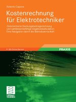capone, kostenrechnung für elektrotechniker (2011)