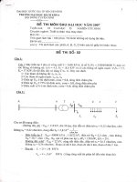 đề thi cao học thiết bị mạng nhà máy điện