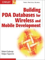 building pda databases for wireless and mobile development