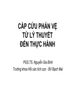 cấp cứu sock phản vệ từ lý thuyết đến thực hành