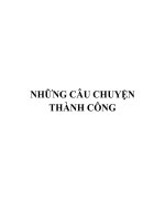 NHỮNG CÂU CHUYỆN THÀNH CÔNG TUYỂN CHỌN HAY NHẤT