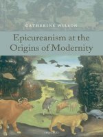epicureanism at the origins of modernity aug 2008