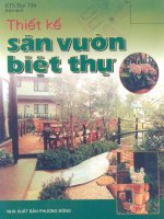 THIẾT KẾ SÂN VƯỜN BIỆT THỰ