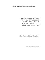 physical based rendering from theory to implementation