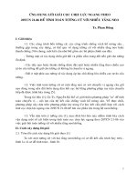 ỨNG DỤNG LỜI GIẢI CỌC CHỊU LỰC NGANG THEO 20TCN21-86 ĐỂ TÍNH TƯỜNG CỪ VỚI NHIỀU TẦNG NEO