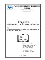 Giới thiệu sản phẩm cho vay du học tại ngân hàng công thương chi nhánh 3 TP hồ chí minh