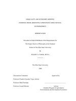 inequality and economic growth evidence from argentina's provinces using spatial econometrics
