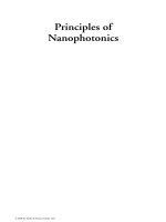 principles of nanophotonics, 2008, p.230